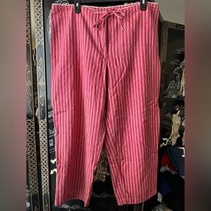 Liz Claiborne Red Cropped Ankle Pants